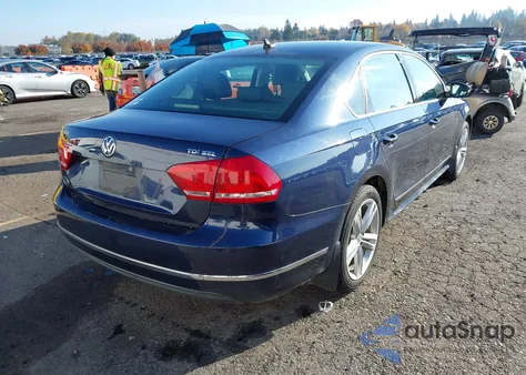 2014 Volkswagen Passat 2.0L Tdi Sel Premium из США, поврежденный, VIN 1VWCN7A35EC026158